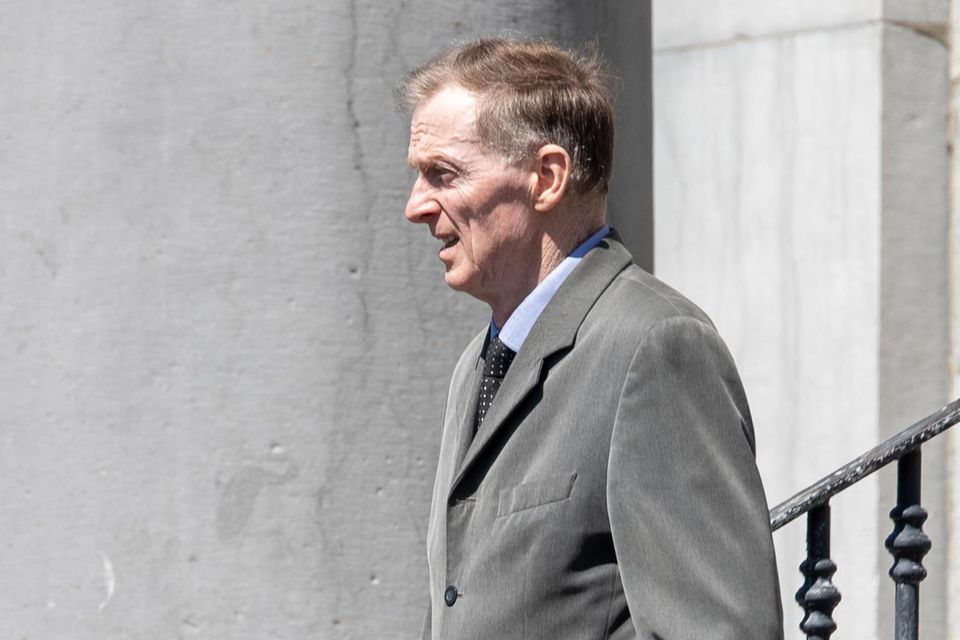 Noel Jordan (59) of Jordan’s Mace, Main Street, Lisdoonvarna, at Ennis courthouse. Photo: Liam Burke/Press 22